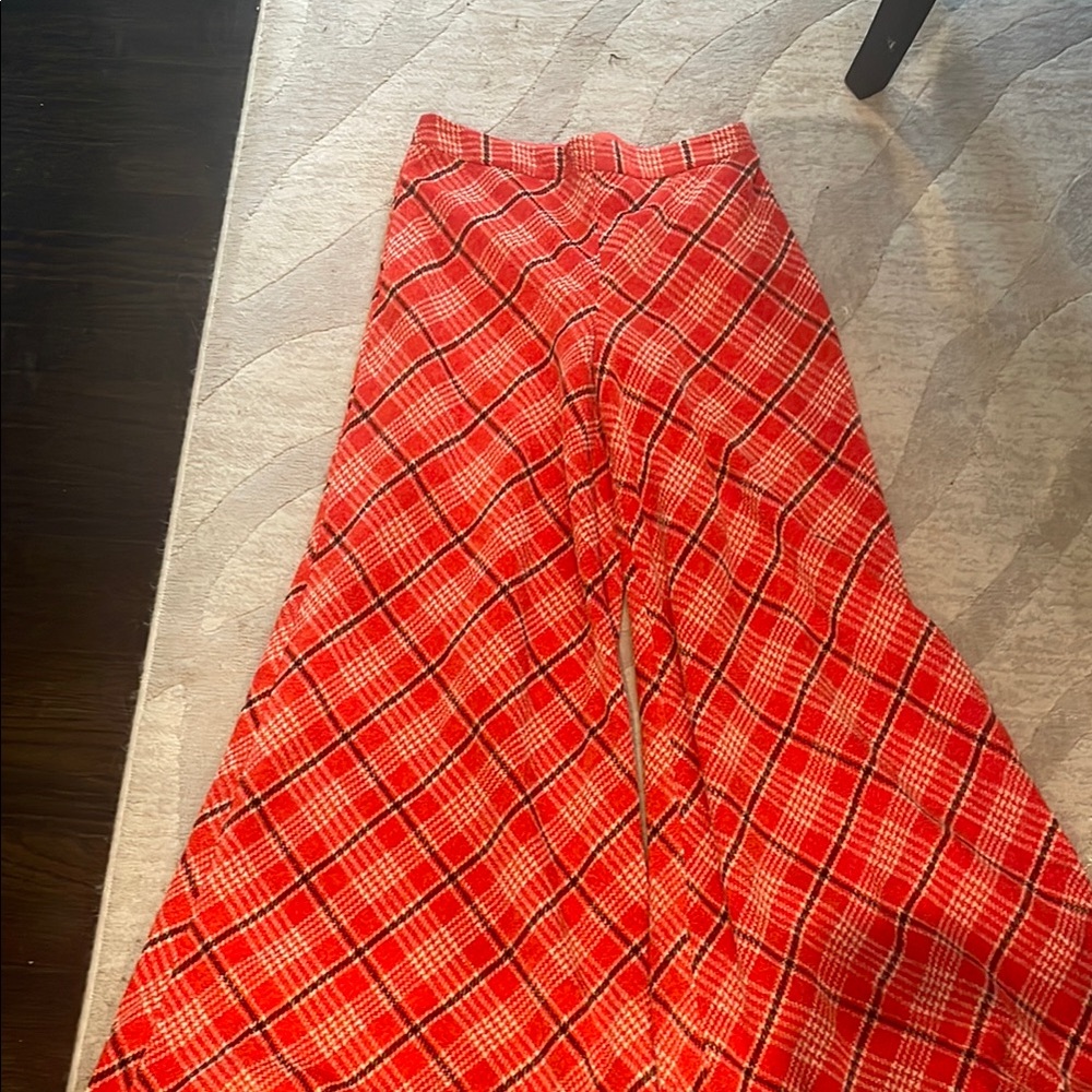 Red Plaid Women's Skirt